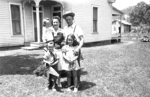 My grandparents and their young family in the 1940's